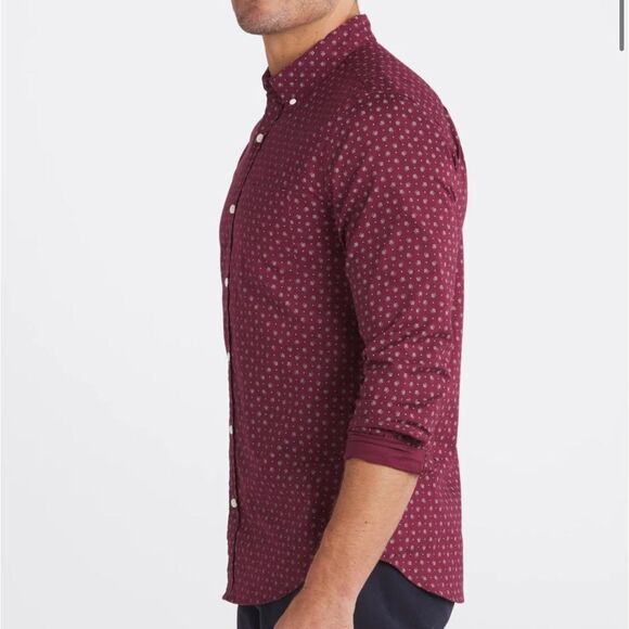 HAWKER RYE
Elemental Long Sleeve Oxford Shirt Burgundy XL Stitch Fix Nwt - Picture 3 of 8